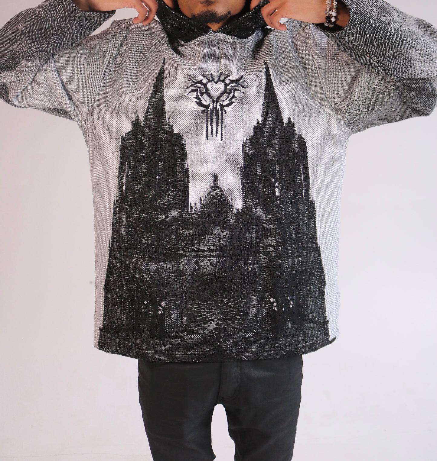 Castle Tapestry Hoodie {SAMPLE} SIZE MEDIUM/LARGE
