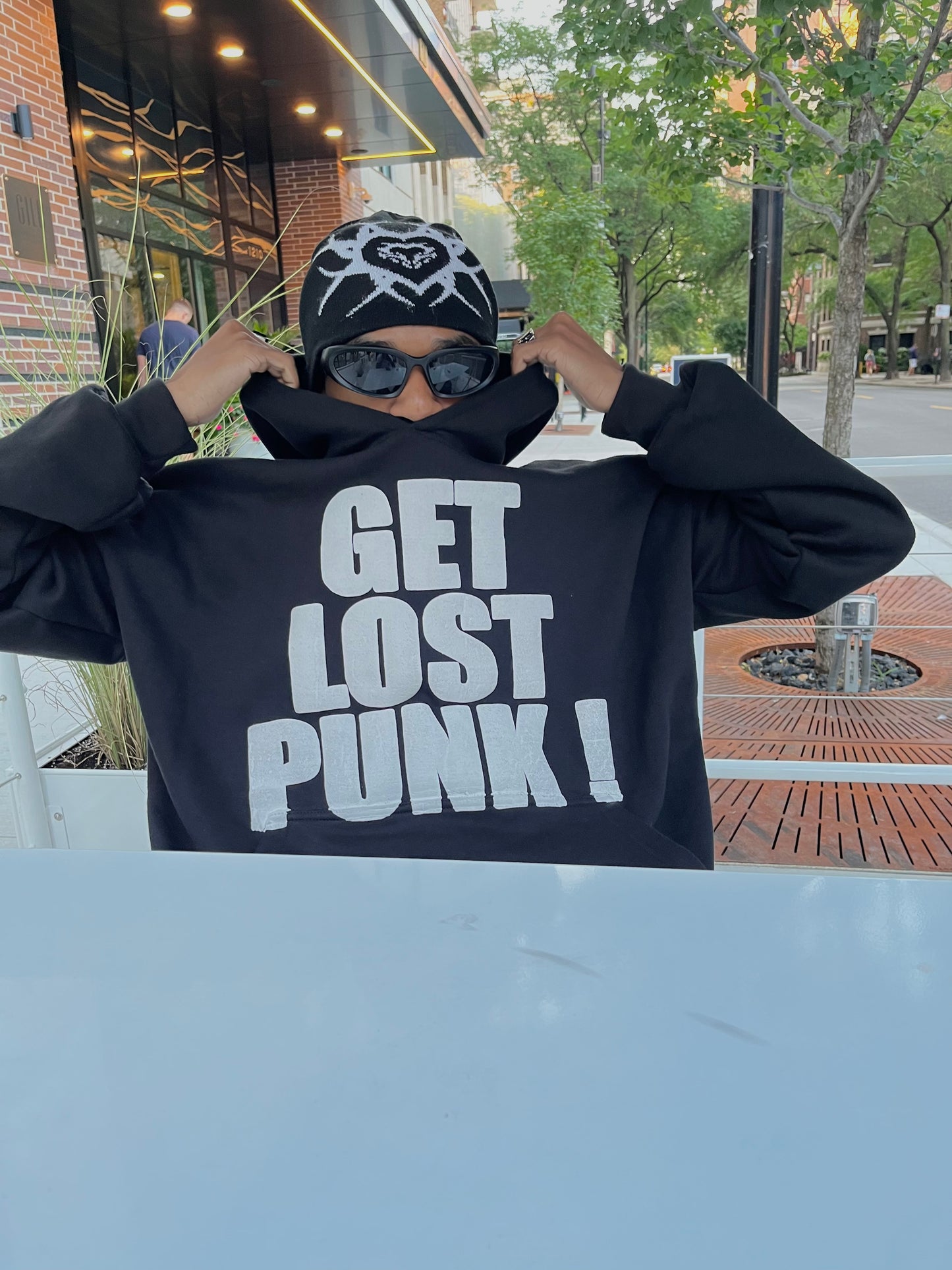 Get Lost Punk Hoodie