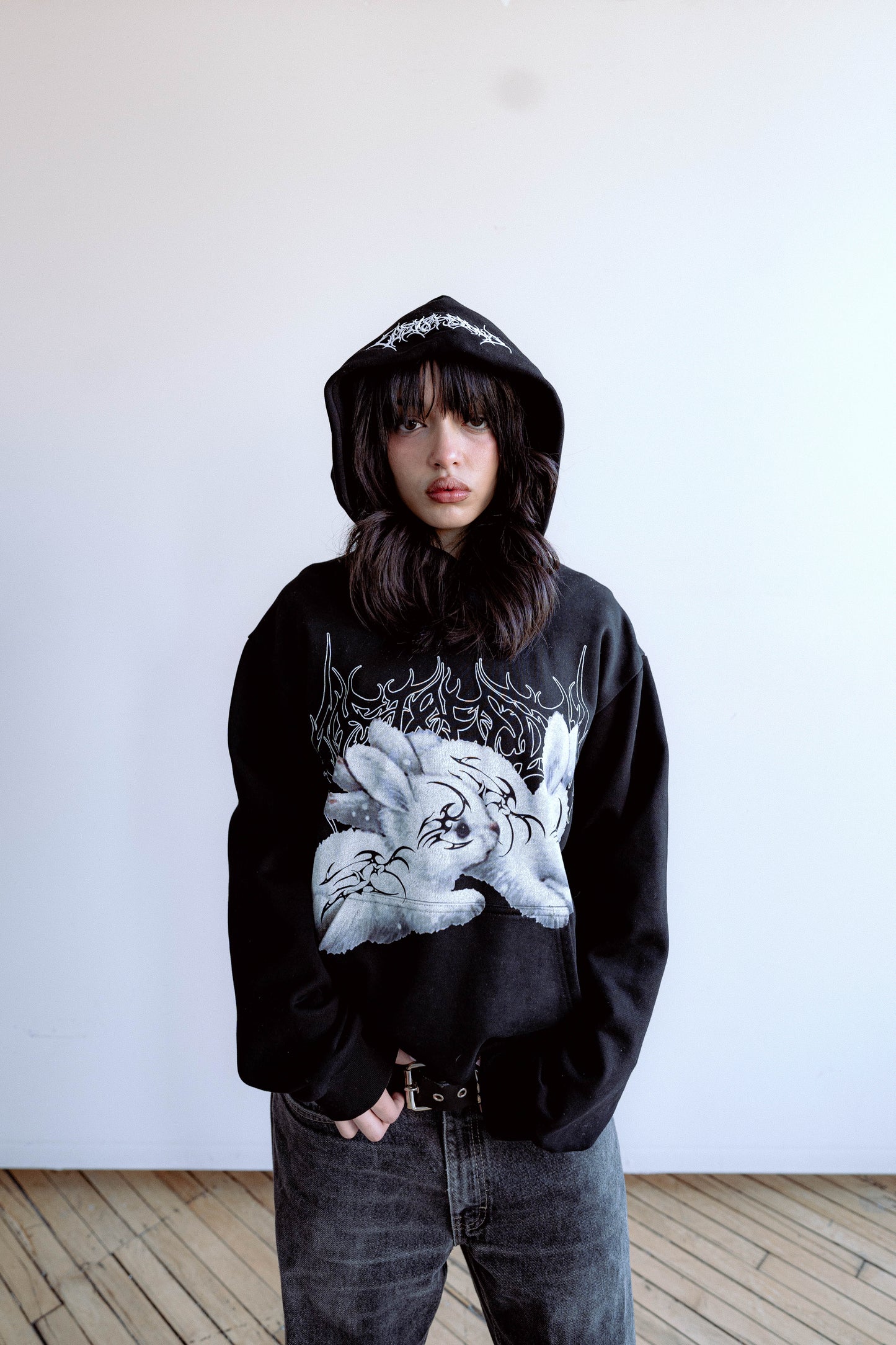 Tribal Bunny Hoodie